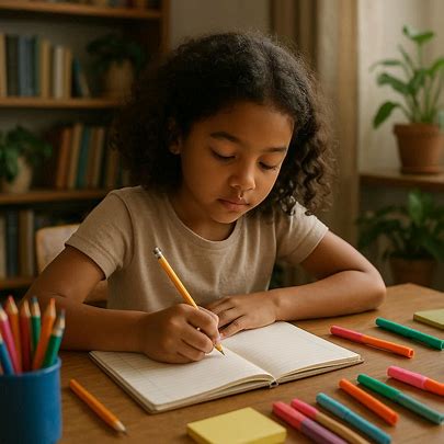 Escritura creativa en niñas y niños: un regalo que transforma su crecimiento